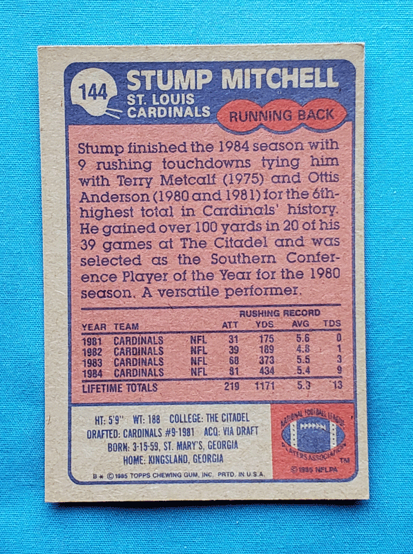 Stump Mitchell
