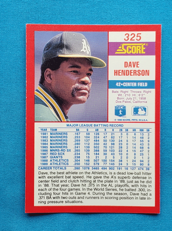 Dave Henderson