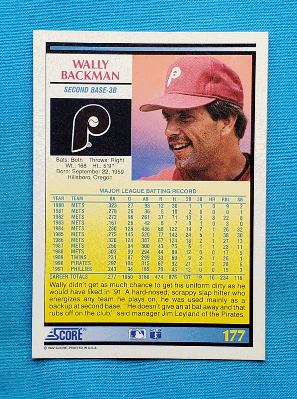 Wally Backman